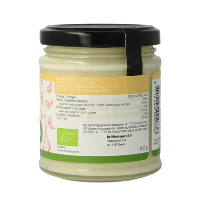 Van Ton Mayonaise knoflook bio 190.00 Milliliter