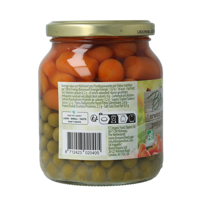 Bionova Doperwten met wortel bio 350 Gram