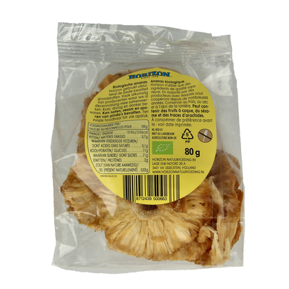 Horizon Ananasringen bio 80.00 Gram