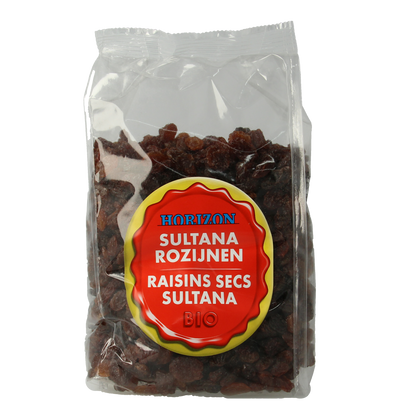 Horizon Rozijnen sultana bio 500.00 Gram