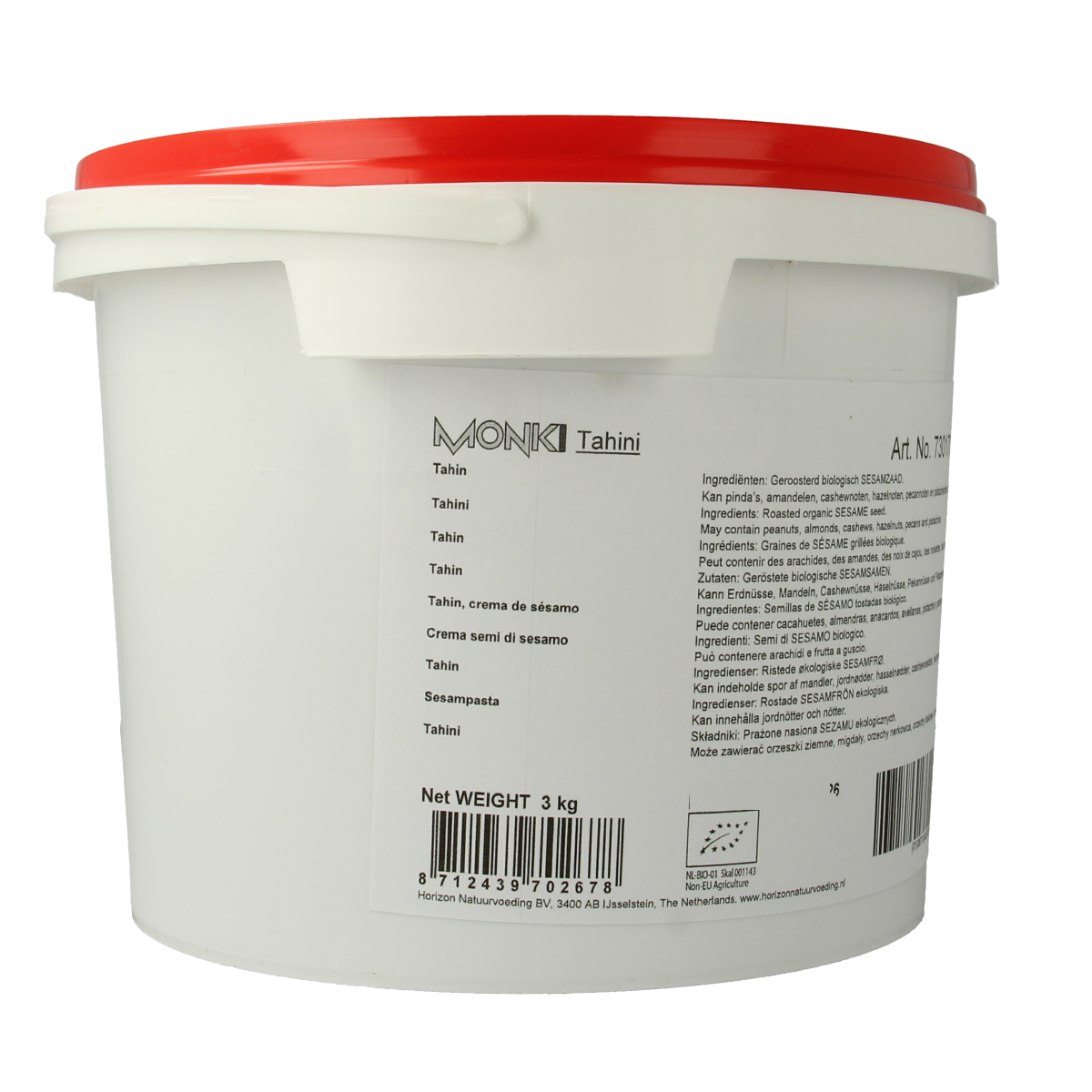 Monki Tahin eko bio 3.00 Kilogram