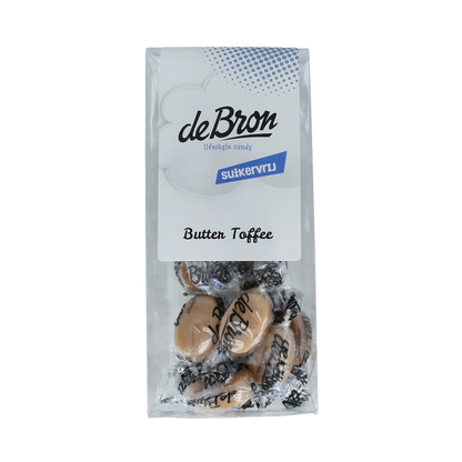 De Bron Buttertoffee suikervrij 65.00 Gram
