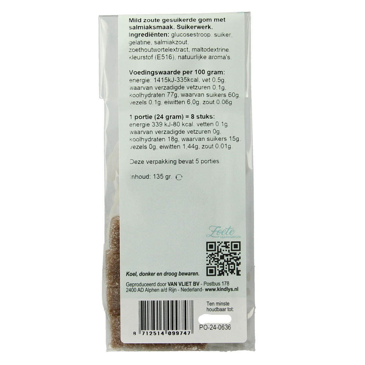 Kindly's Griotten zoete herinneringen 135.00 Gram