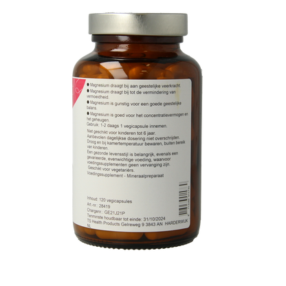 TS Choice Magnesiummalaat 120.00 Vegetarische capsules