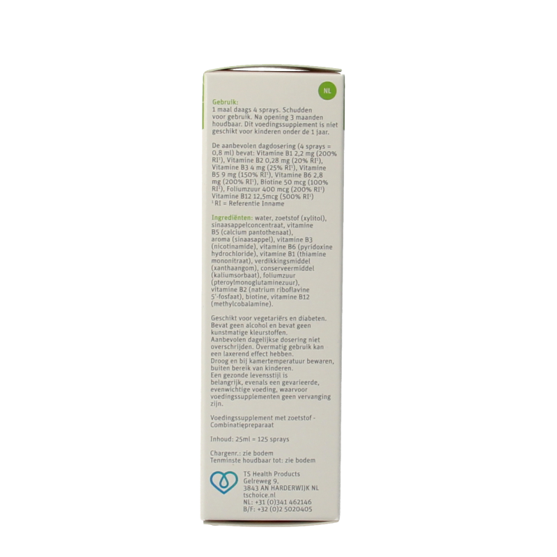 TS Choice Vitaminespray vitamine B complex  25 Milliliter