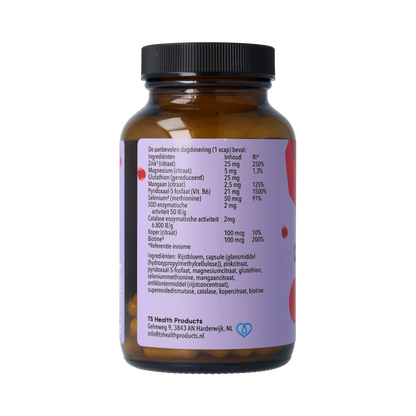 De Cruydhof Glutathion HPU formule 60.00 Vegetarische capsules