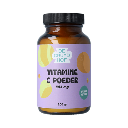 De Cruydhof De Cruydhof Vitamine C poeder, 200 gr 200.00 Gram