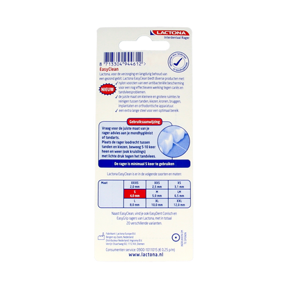Lactona Easyclean S 4.0mm 8.00 Stuks