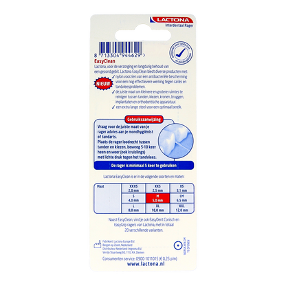 Lactona Easyclean M 5.0mm 8.00 Stuks