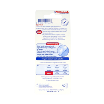 Lactona Easyclean L 8.0mm 8.00 Stuks