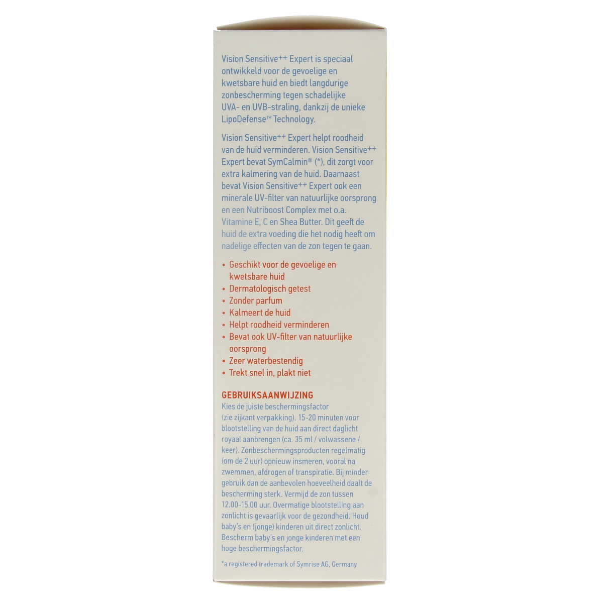 Vision High sensitive SPF30 180.00 Milliliter
