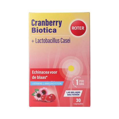 Roter Cranberry & probiotica 30.00 Capsules