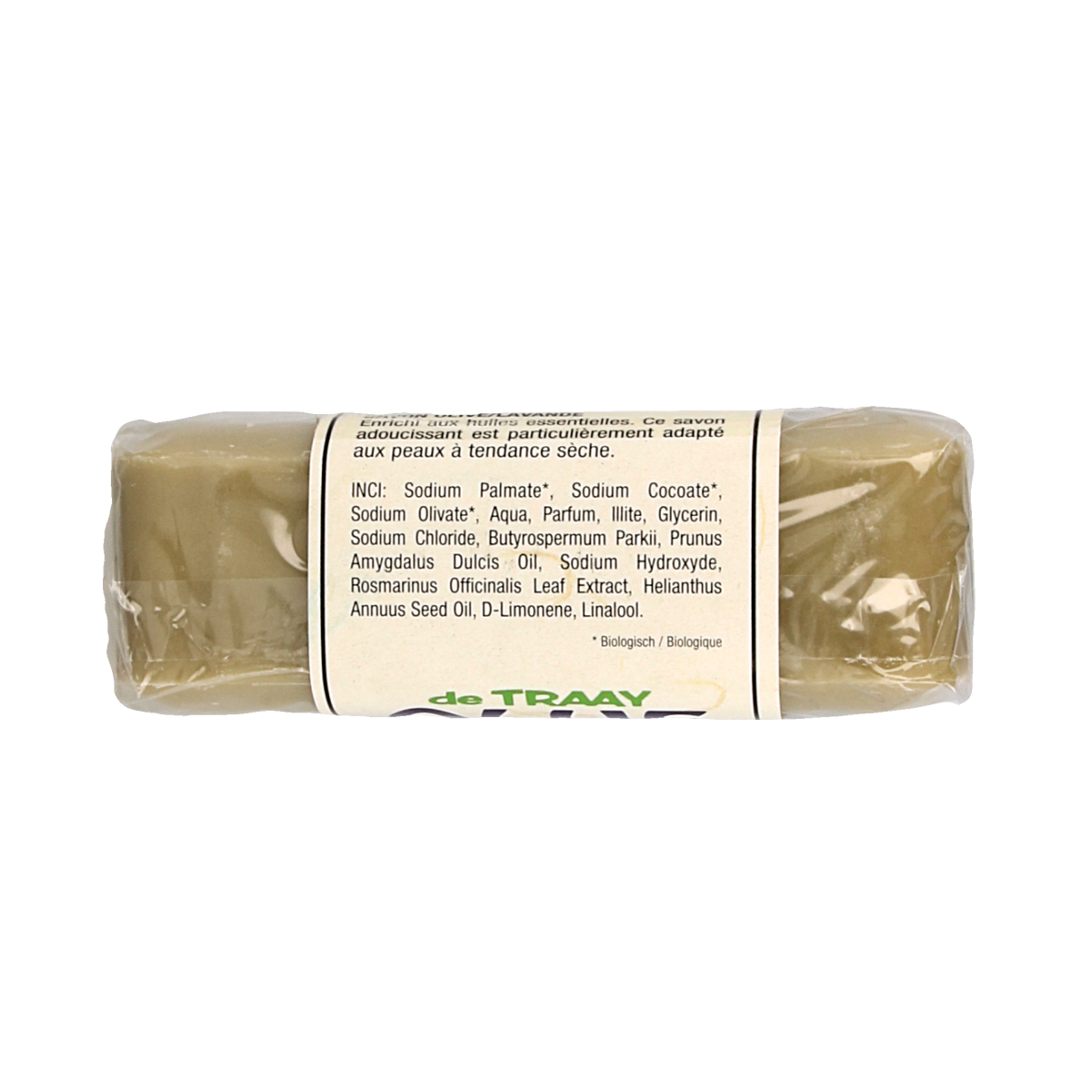 de Traay Zeep olijf/lavendel 250.00 Gram
