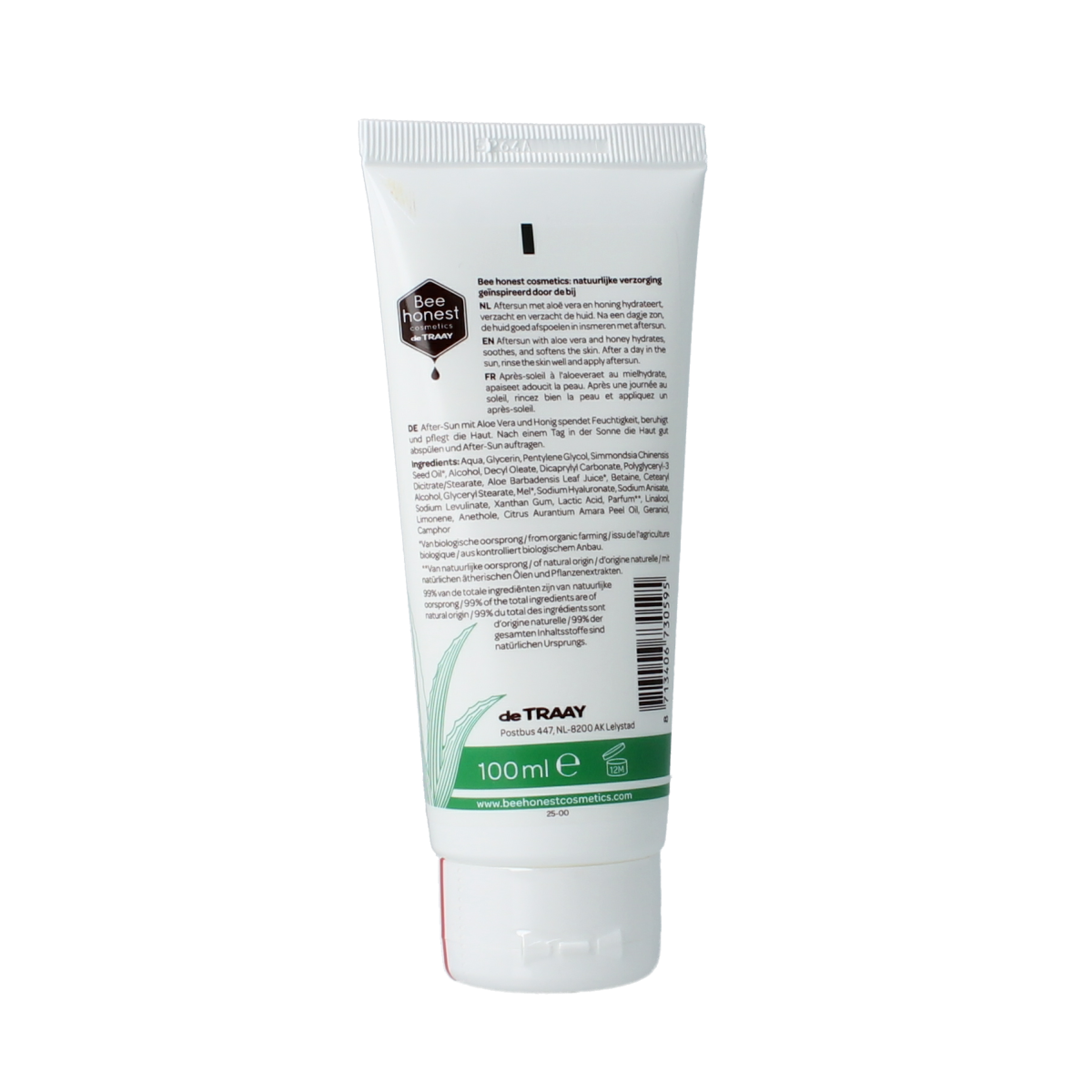 Traay Bee Honest Aftersun aloe vera & honing 100.00 Milliliter