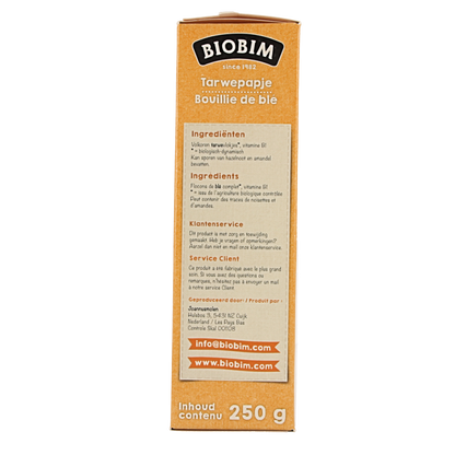 Biobim Tarwepapje 12 maanden bio 250 Gram