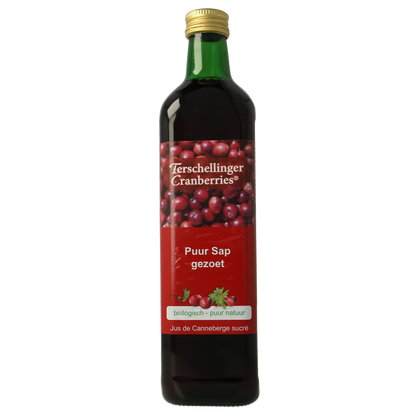 Terschellinger Cranberrysap gezoet bio 750.00 Milliliter