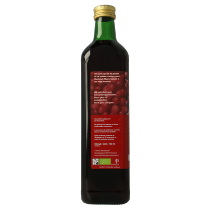 Terschellinger Cranberrysap gezoet bio 750.00 Milliliter