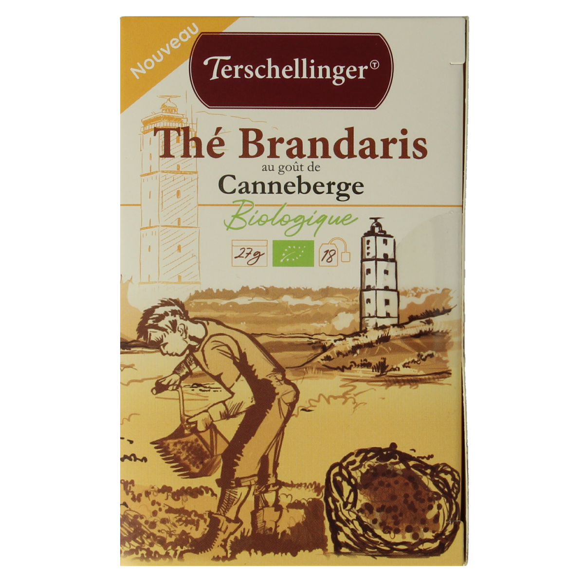 Terschellinger Zwarte thee cranberry bio 18.00 Zakjes