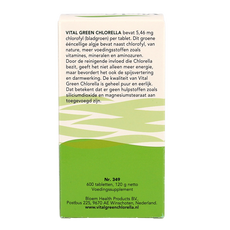 Bloem Chlorella vital green 600.00 Tabletten