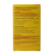 Bloem L-Lysine extra 60.00 Tabletten