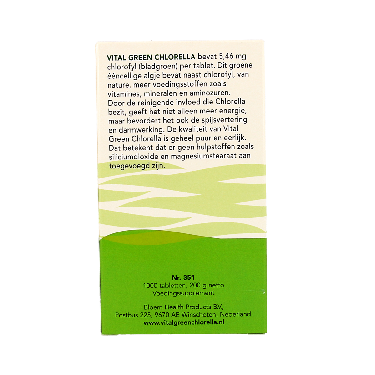 Bloem Chlorella vital green 1000.00 Tabletten