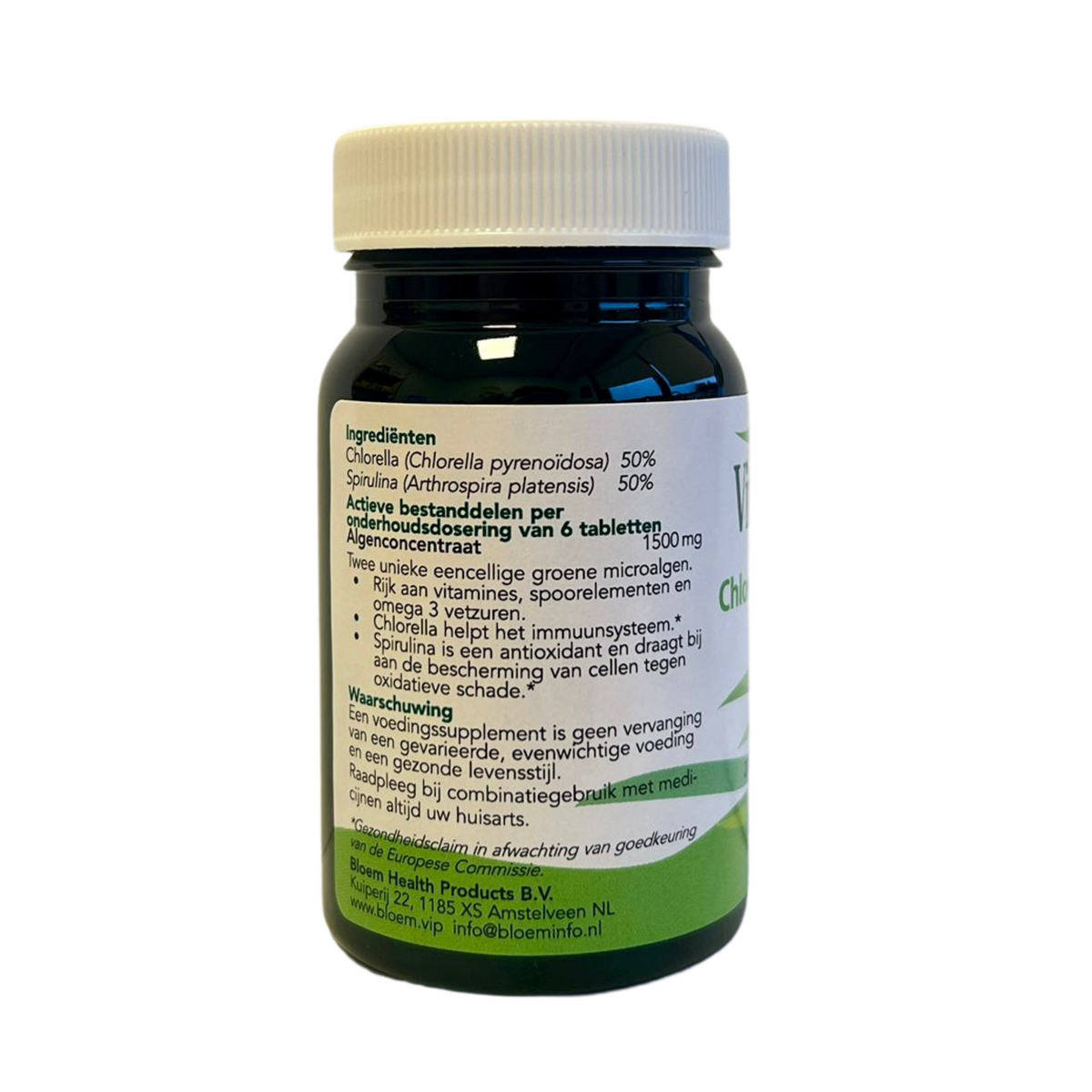 Bloem Chlorella & spirulina vital green 200.00 Tabletten