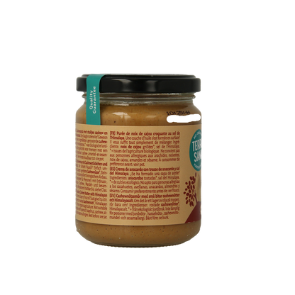 TerraSana Cashewpasta crunchy met himalayazout bio 250.00 Gram