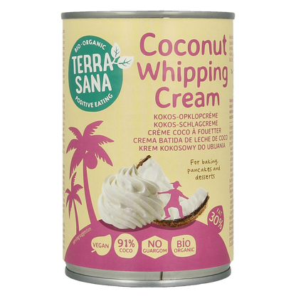 TerraSana Kokosmelk slagroom 30% vet bio 400.00 Milliliter