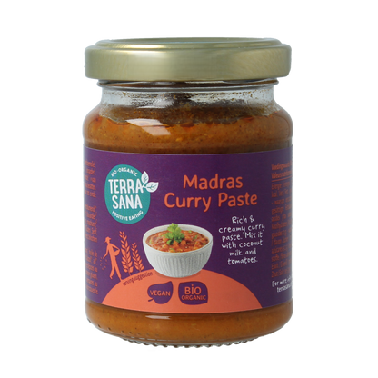 TerraSana Indiase madras currypasta 130.00 Gram
