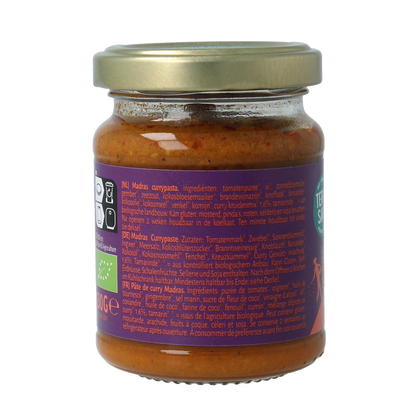 TerraSana Indiase madras currypasta 130.00 Gram