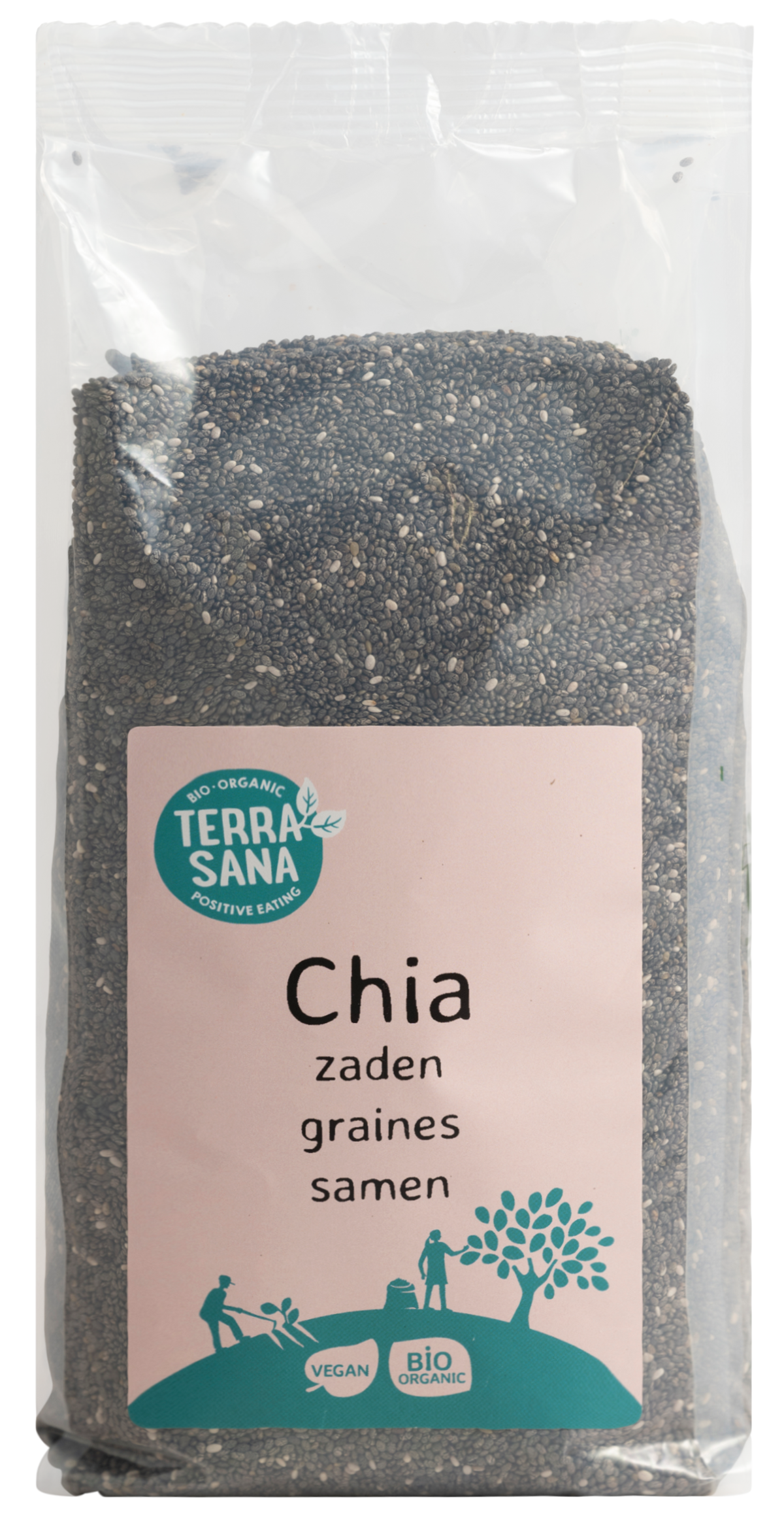 TerraSana RAW Chia zaad zwart bio 600.00 Gram