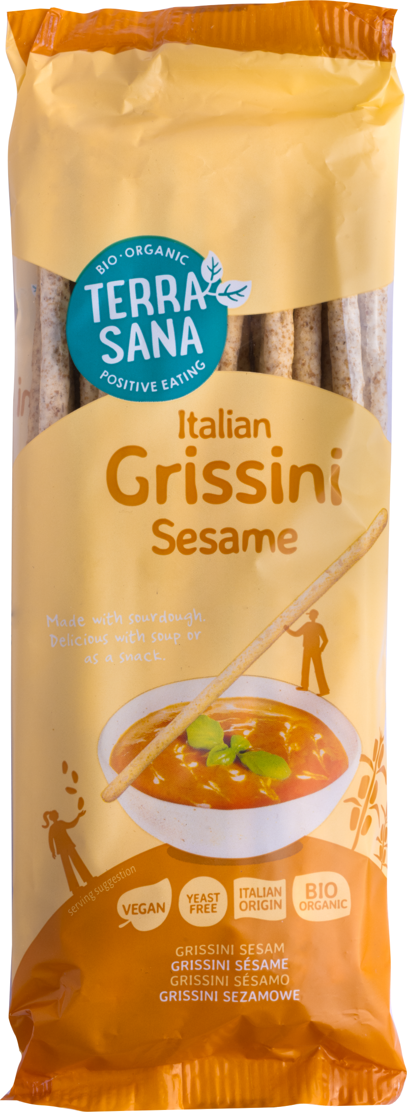 TerraSana Grissini sesam bio 125 Gram