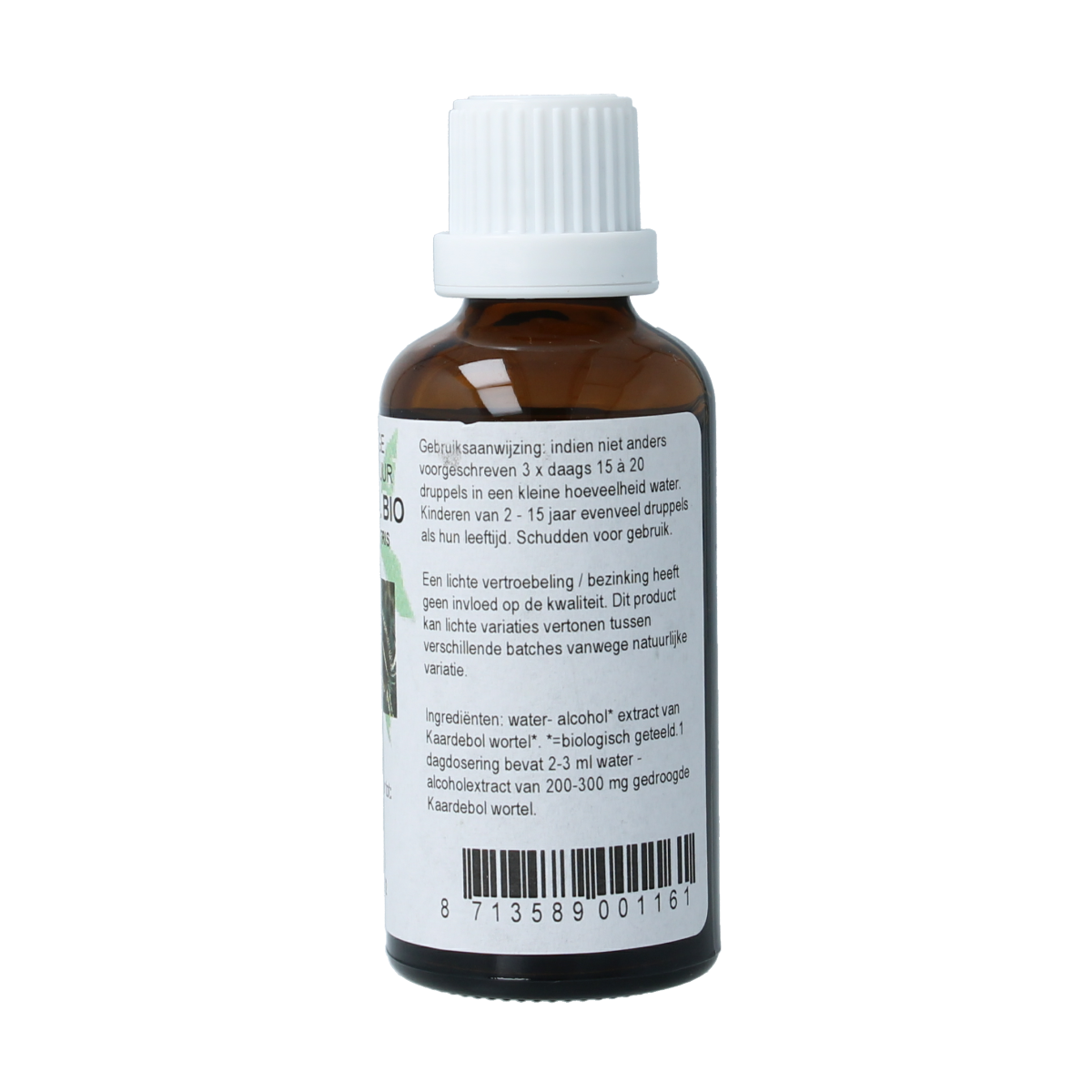 Cruydhof Kaardebol wortel tinctuur bio 50.00 Milliliter