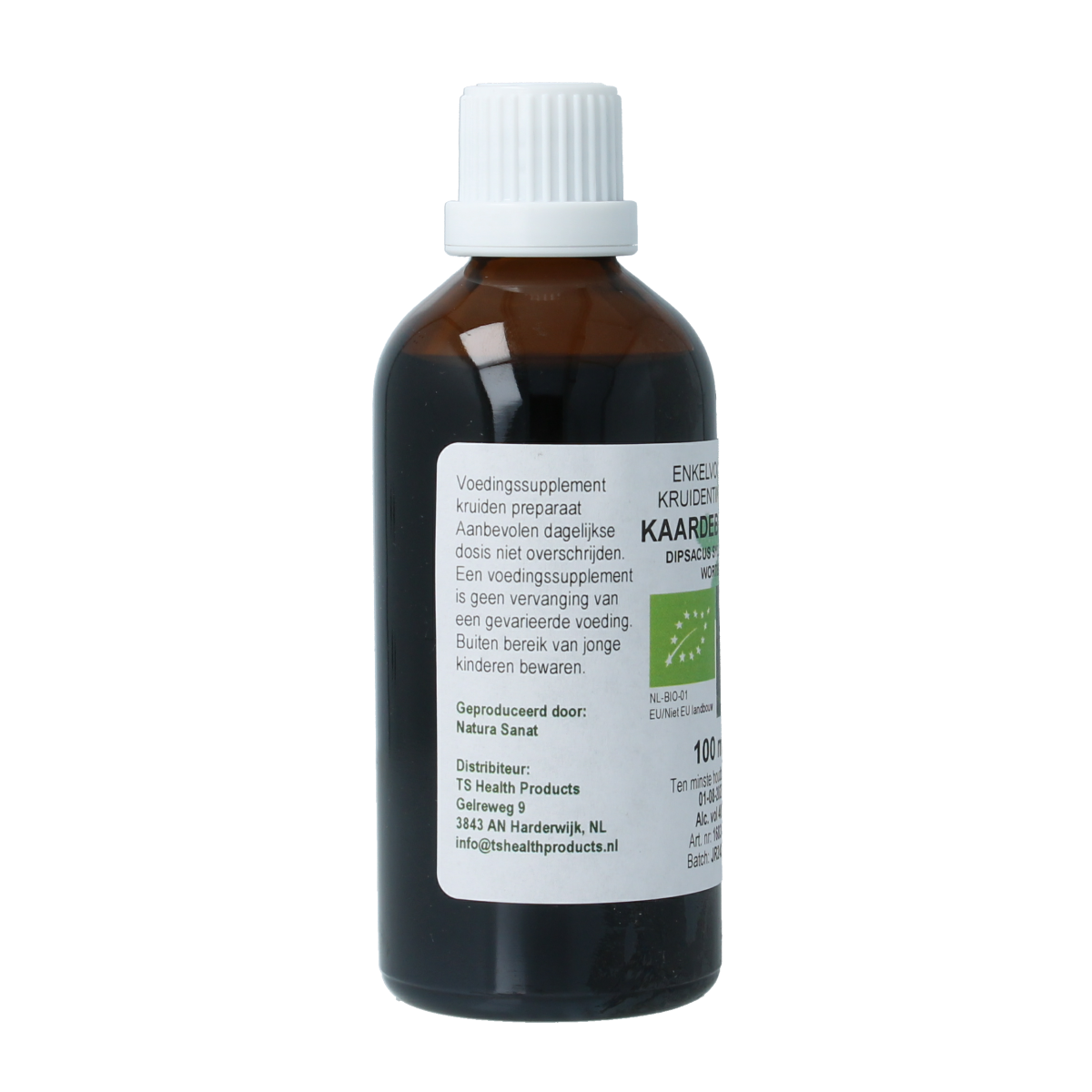 Cruydhof Kaardebol wortel tinctuur bio 100.00 Milliliter