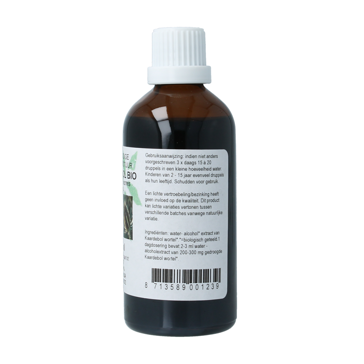 Cruydhof Kaardebol wortel tinctuur bio 100.00 Milliliter