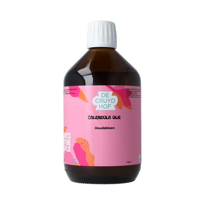De Cruydhof Calendula/goudsbloem olie 500.00 Milliliter