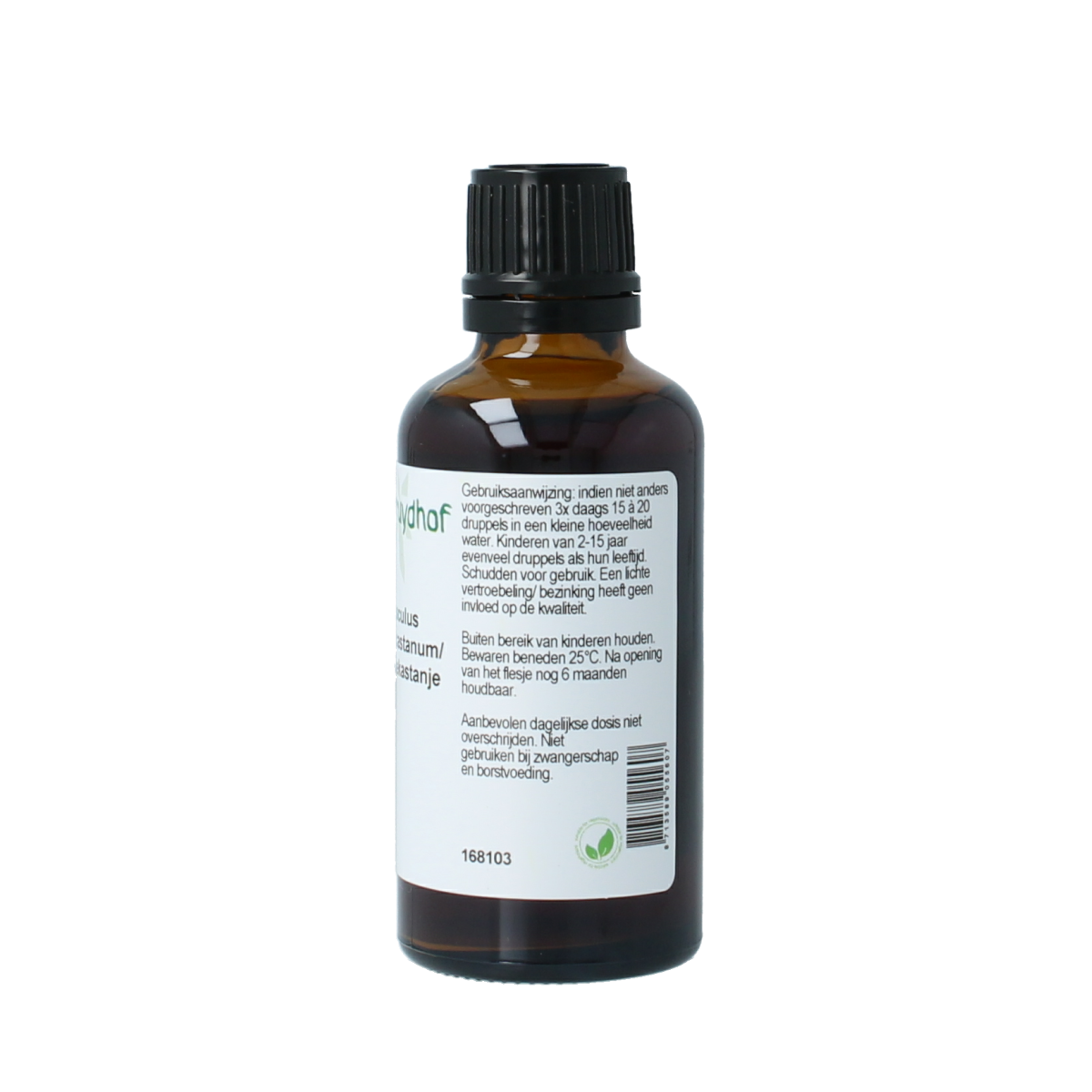 Cruydhof Aesculus hippocast/paardenkastanje tinctuur 50.00 Milliliter
