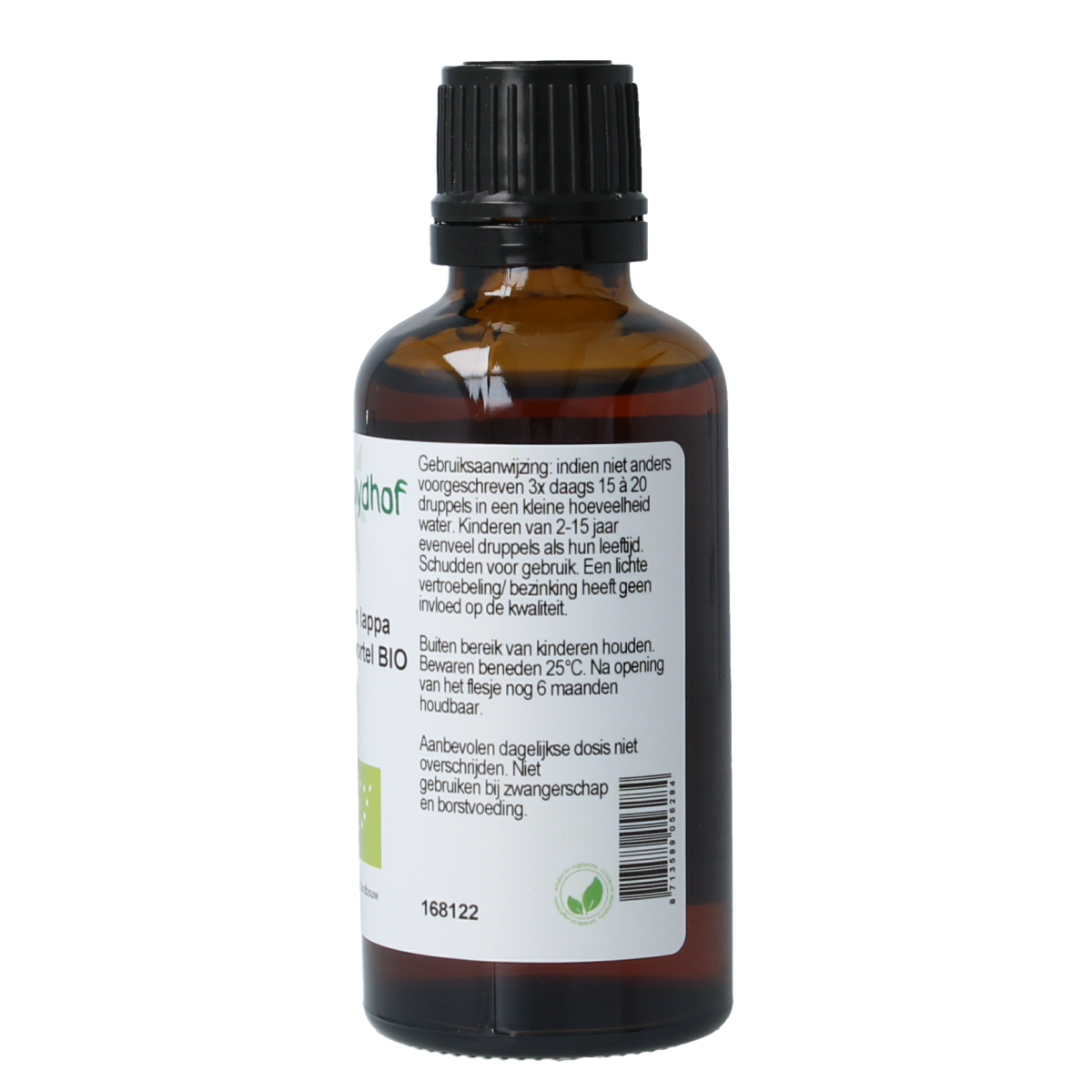 Cruydhof Arctium lappa/klitwortel tinctuur bio 50.00 Milliliter