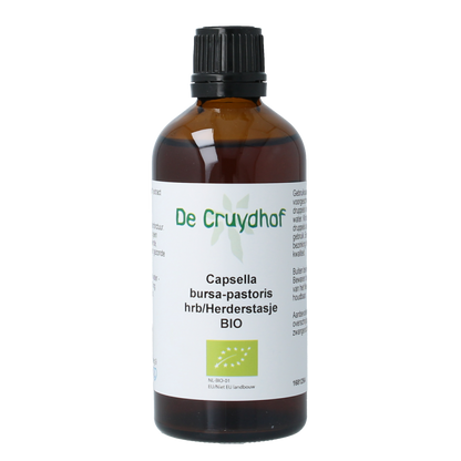 Cruydhof Capsella burs p / herderstasje tinctuur bio 100.00 Milliliter