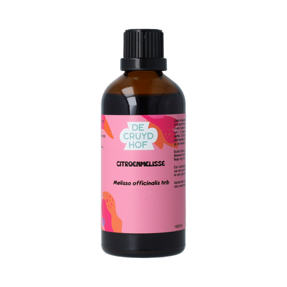 De Cruydhof Melissa officinalis herb / citroenmelisse tinctuur 100.00 Milliliter