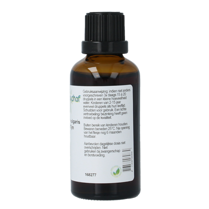 Cruydhof Thymus vulgaris herb / tijm tinctuur 50.00 Milliliter