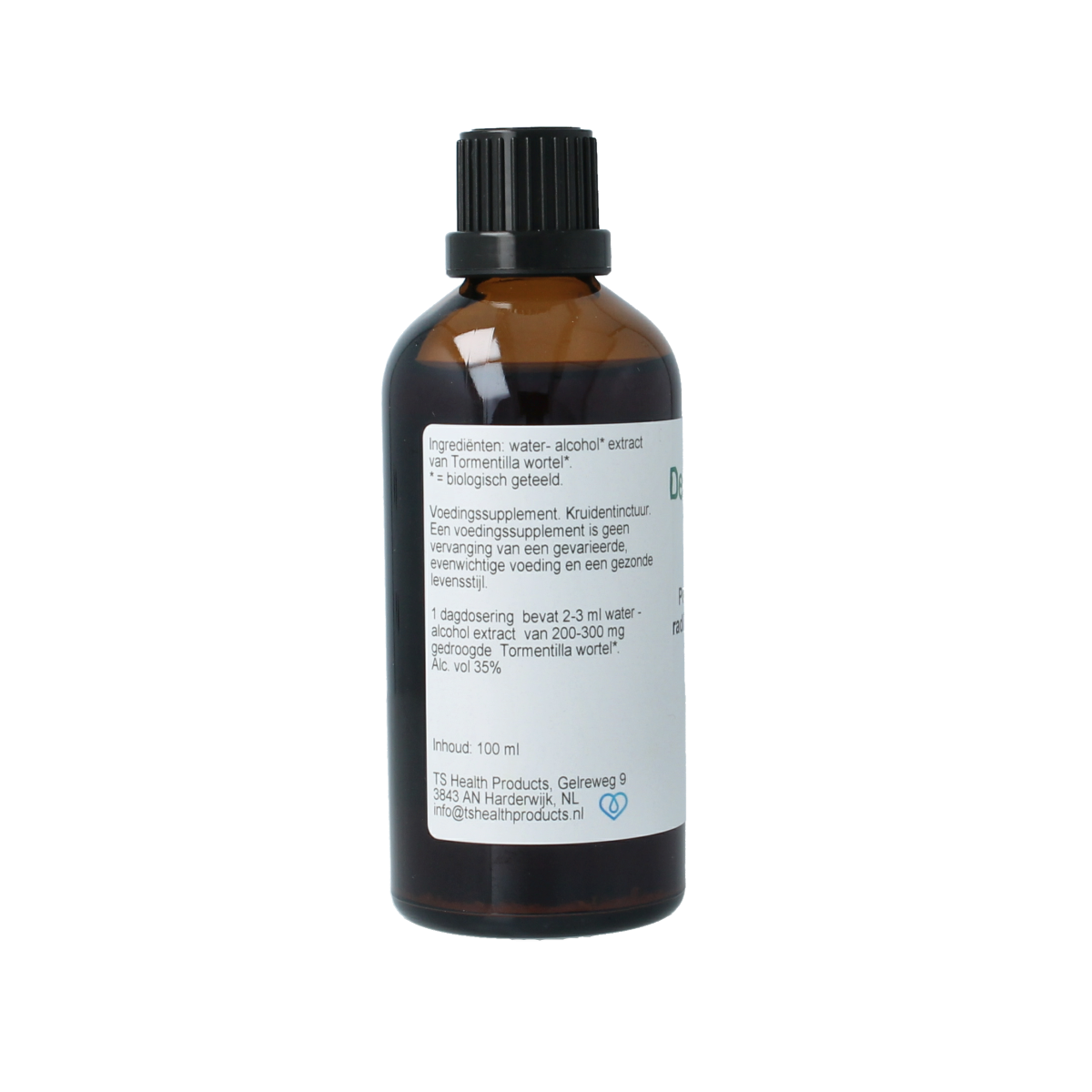 Cruydhof Tormentil wortel tinctuur bio 100.00 Milliliter
