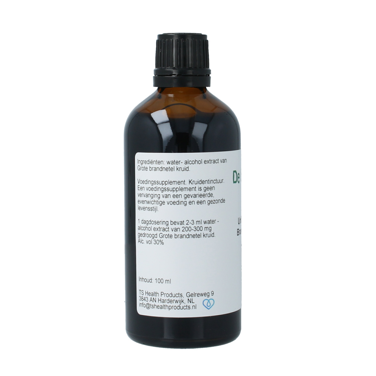 De Cruydhof Urtica dioica / brandnetel kruid tinctuur 100.00 Milliliter