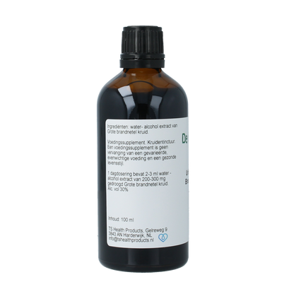 De Cruydhof Urtica dioica / brandnetel kruid tinctuur 100.00 Milliliter
