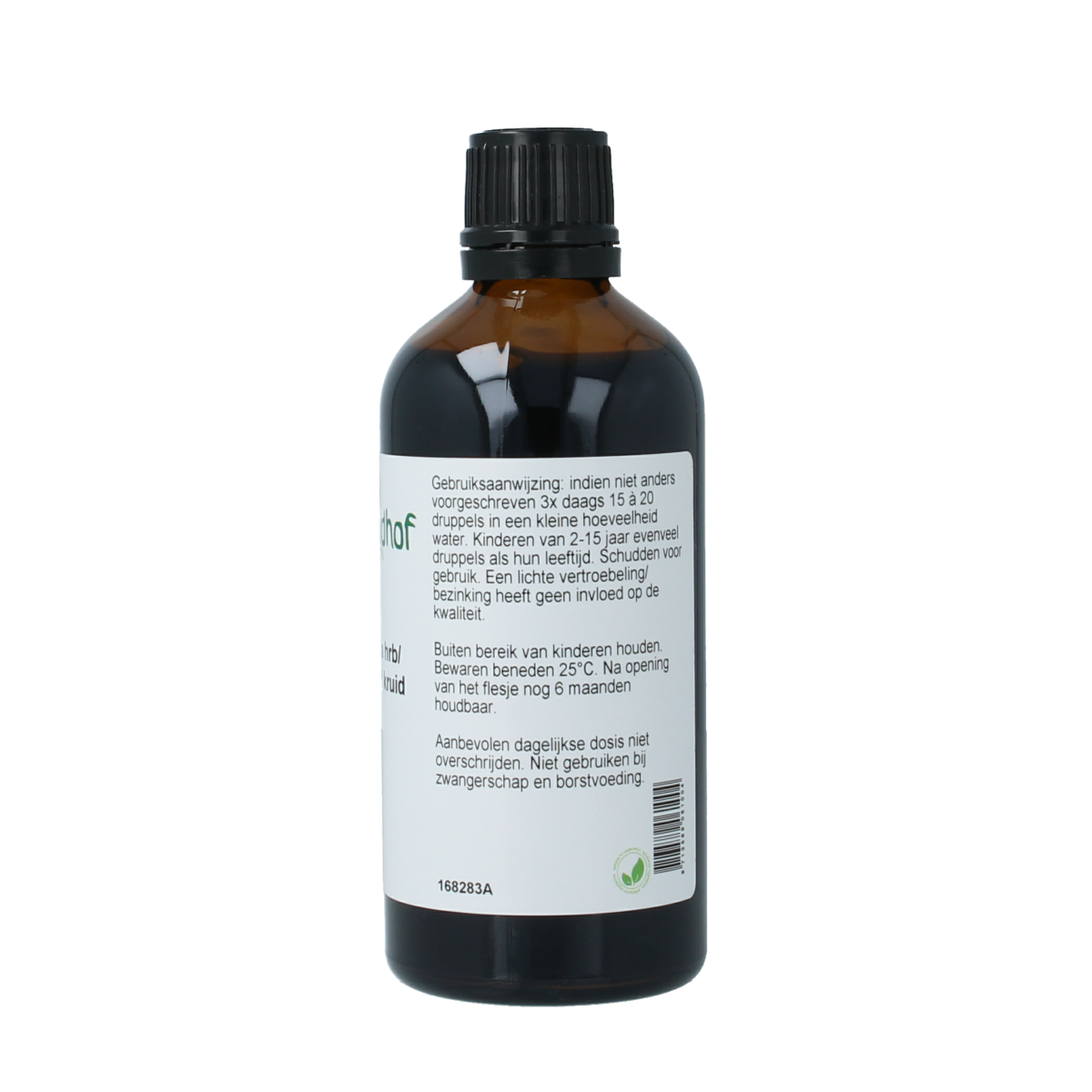 De Cruydhof Urtica dioica / brandnetel kruid tinctuur 100.00 Milliliter