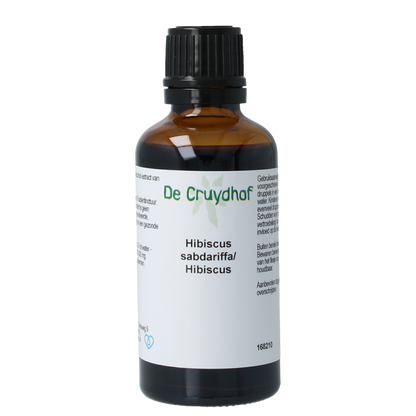 Cruydhof Hibiscus sabdariffa / hibiscus flor tinctuur 50.00 Milliliter
