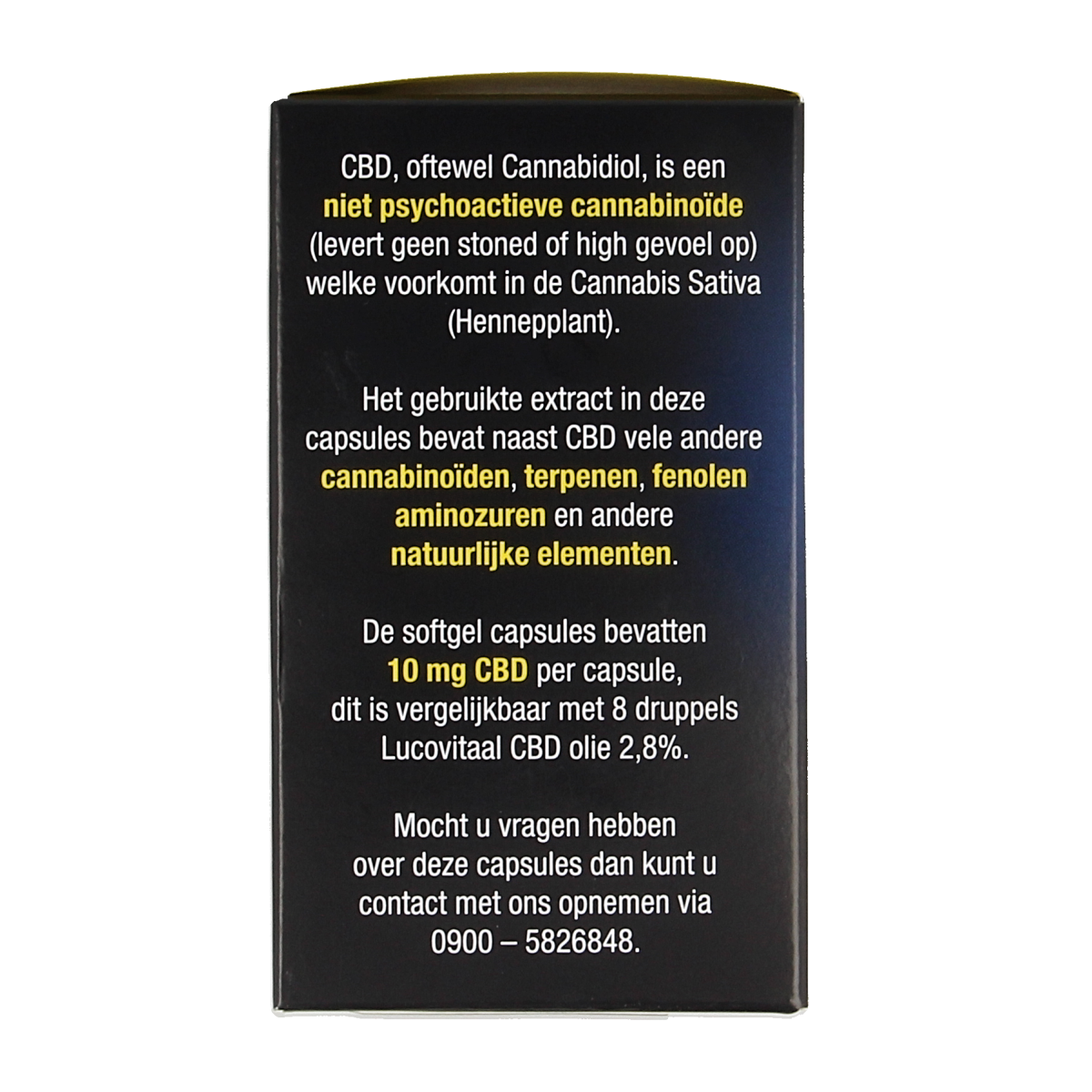 Lucovitaal CBD 10mg forte 30.00 Capsules
