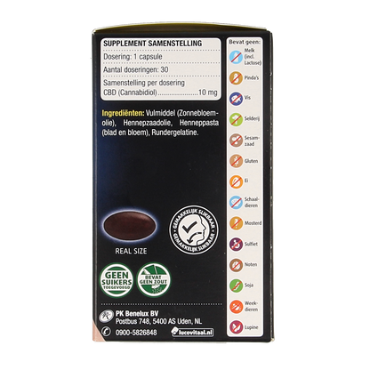 Lucovitaal CBD 10mg forte 30.00 Capsules
