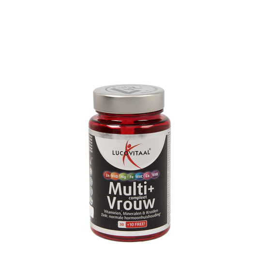 Lucovitaal Multi+ compleet vrouw 40.00 Tabletten