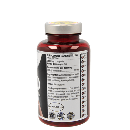 Lucovitaal Cannabidiol CBD 20mg 90.00 Capsules